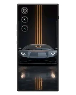 Чехол для ZTE Nubia RedMagic 10 Air с картинкой «Lamborghini золотые линии» Чехол для ZTE Nubia RedMagic 10 Air с картинкой «Lamborghini золотые линии»