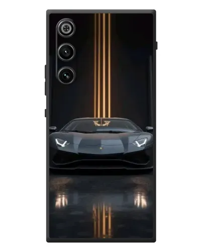Чехол для ZTE Nubia RedMagic 10 Air с картинкой «Lamborghini золотые линии»