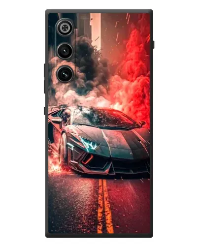 Чехол для ZTE Nubia RedMagic 10 Air с картинкой «Lamborghini красный дым»