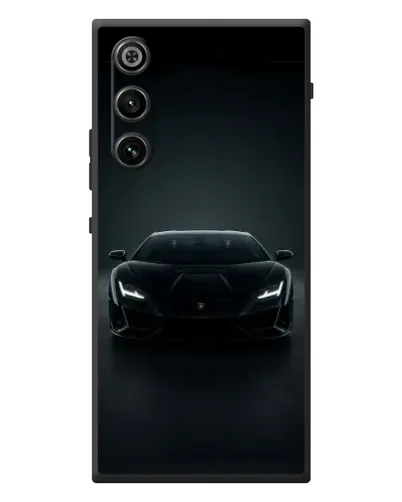 Чехол для ZTE Nubia RedMagic 10 Air с картинкой «Черный Lamborghini Aventador»