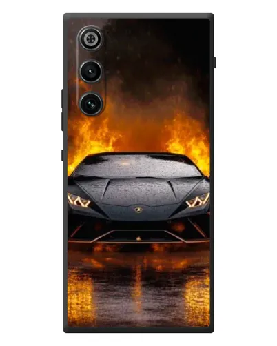 Чехол для ZTE Nubia RedMagic 10 Air с картинкой «Lamborghini в огне»