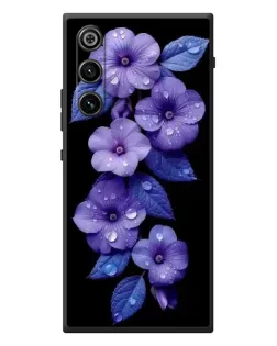 Чехол для ZTE Nubia RedMagic 10 Air с картинкой «Фиолетовые цветы с росою»