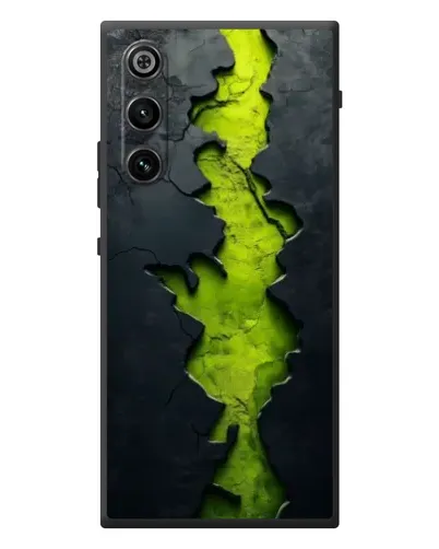 Чехол для ZTE Nubia RedMagic 10 Air с картинкой «Салатовый разлом скалы» Чехол для ZTE Nubia RedMagic 10 Air с картинкой «Салатовый разлом скалы»