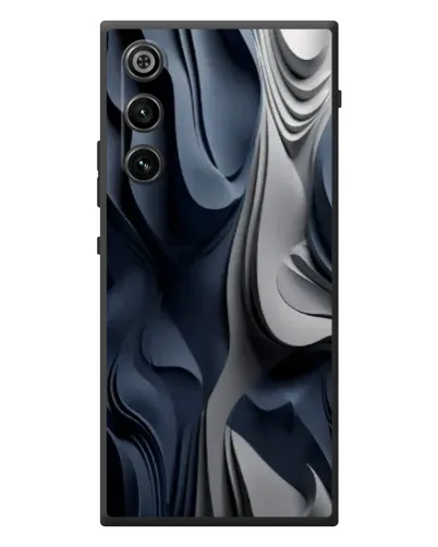 Чехол для ZTE Nubia RedMagic 10 Air с картинкой «Объемные синие складки» Чехол для ZTE Nubia RedMagic 10 Air с картинкой «Объемные синие складки»