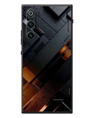 Чехол для ZTE Nubia RedMagic 10 Air с картинкой «Черные геометрические блоки» Чехол для ZTE Nubia RedMagic 10 Air с картинкой «Черные геометрические блоки»