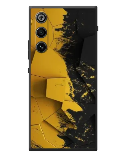 Чехол для ZTE Nubia RedMagic 10 Air с картинкой «Золотые осколки геометрии» Чехол для ZTE Nubia RedMagic 10 Air с картинкой «Золотые осколки геометрии»