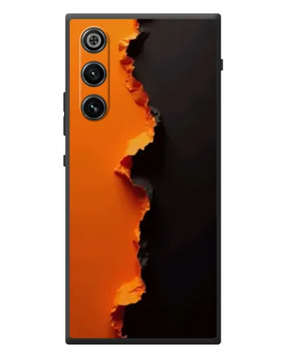 Чехол для ZTE Nubia RedMagic 10 Air с картинкой «Оранжевый разлом» Чехол для ZTE Nubia RedMagic 10 Air с картинкой «Оранжевый разлом»