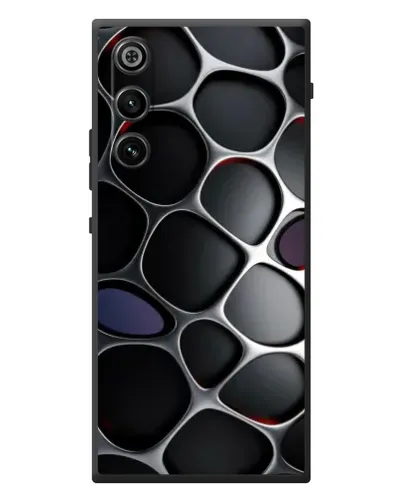 Чехол для ZTE Nubia RedMagic 10 Air с картинкой «Объемная темная решетка» Чехол для ZTE Nubia RedMagic 10 Air с картинкой «Объемная темная решетка»