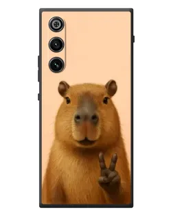Чехол для ZTE Nubia RedMagic 10 Air с картинкой «Капибара виктория» Чехол для ZTE Nubia RedMagic 10 Air с картинкой «Капибара виктория»