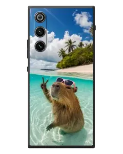 Чехол для ZTE Nubia RedMagic 10 Air с картинкой «Капибара на море» Чехол для ZTE Nubia RedMagic 10 Air с картинкой «Капибара на море»