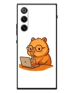 Чехол для ZTE Nubia RedMagic 10 Air с картинкой «Капибара с ноутбуком» Чехол для ZTE Nubia RedMagic 10 Air с картинкой «Капибара с ноутбуком»