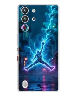 Чехол для ZTE Nubia RedMagic 10 Pro с картинкой «Jordan Gold Jumpman»