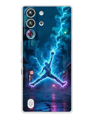 Чехол для ZTE Nubia RedMagic 10 Pro с картинкой «Jordan Gold Jumpman»