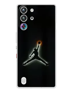 Чехол для ZTE Nubia RedMagic 10 Pro с картинкой «Jordan Gradient Logo»