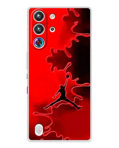 Чехол для ZTE Nubia RedMagic 10 Pro с картинкой «Jordan Red Smoke»