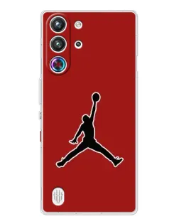 Чехол для ZTE Nubia RedMagic 10 Pro с картинкой «Jordan Red Back»