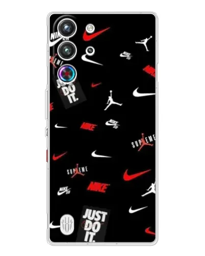 Чехол для ZTE Nubia RedMagic 10 Pro с картинкой «Nike Mix Pattern»