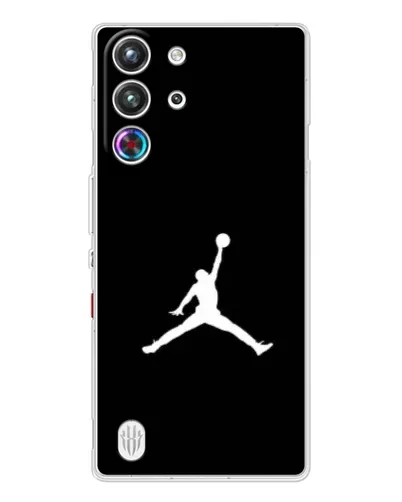 Чехол для ZTE Nubia RedMagic 10 Pro с картинкой «Jordan Silhouette»