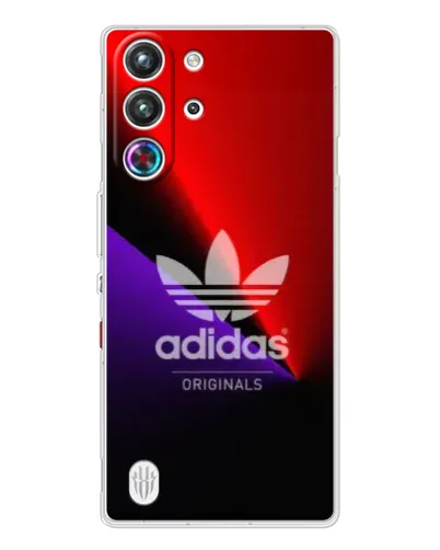 Чехол для ZTE Nubia RedMagic 10 Pro с картинкой «Adidas Red Neon»