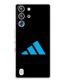 Чехол для ZTE Nubia RedMagic 10 Pro с картинкой «Adidas Cyan Logo» Чехол для ZTE Nubia RedMagic 10 Pro с картинкой «Adidas Cyan Logo»