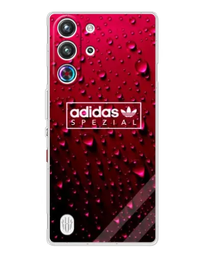 Чехол для ZTE Nubia RedMagic 10 Pro с картинкой «Adidas Gold Marble»