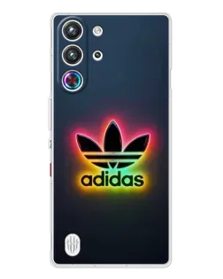 Чехол для ZTE Nubia RedMagic 10 Pro с картинкой «Неоновый Adidas» Чехол для ZTE Nubia RedMagic 10 Pro с картинкой «Неоновый Adidas»