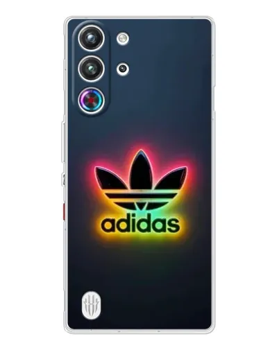 Чехол для ZTE Nubia RedMagic 10 Pro с картинкой «Неоновый Adidas»