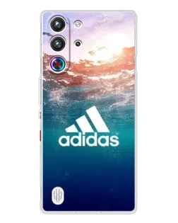 Чехол для ZTE Nubia RedMagic 10 Pro с картинкой «Океанская глубина адидас» Чехол для ZTE Nubia RedMagic 10 Pro с картинкой «Океанская глубина адидас»