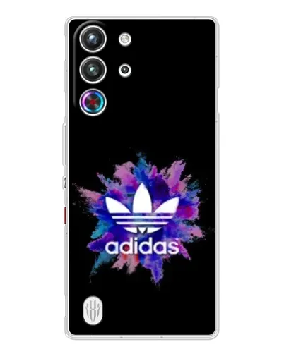 Чехол для ZTE Nubia RedMagic 10 Pro с картинкой «Взрыв красок Adidas»