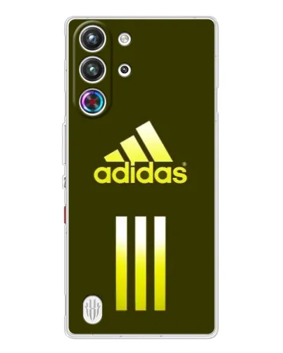 Чехол для ZTE Nubia RedMagic 10 Pro с картинкой «Оливковый градиент Adidas»