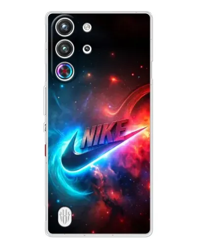 Чехол для ZTE Nubia RedMagic 10 Pro с картинкой «Огненный логотип Nike» Чехол для ZTE Nubia RedMagic 10 Pro с картинкой «Огненный логотип Nike»