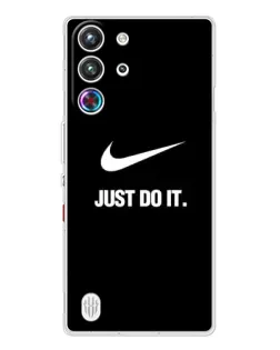 Чехол для ZTE Nubia RedMagic 10 Pro с картинкой «Классический принт Nike» Чехол для ZTE Nubia RedMagic 10 Pro с картинкой «Классический принт Nike»