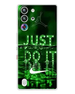 Чехол для ZTE Nubia RedMagic 10 Pro с картинкой «Зеленый неоновый Nike» Чехол для ZTE Nubia RedMagic 10 Pro с картинкой «Зеленый неоновый Nike»