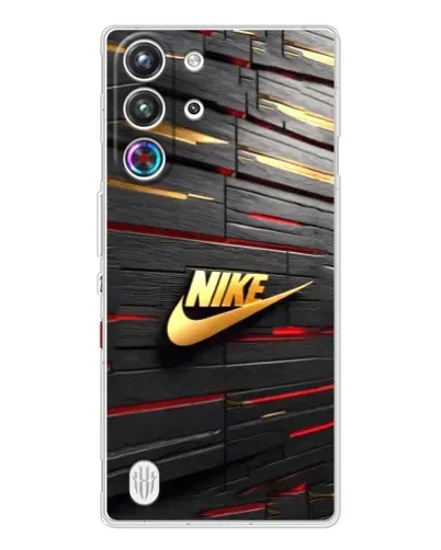 Чехол для ZTE Nubia RedMagic 10 Pro с картинкой «Золотой Nike на металле» Чехол для ZTE Nubia RedMagic 10 Pro с картинкой «Золотой Nike на металле»