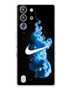 Чехол для ZTE Nubia RedMagic 10 Pro с картинкой «Nike и синий дым» Чехол для ZTE Nubia RedMagic 10 Pro с картинкой «Nike и синий дым»
