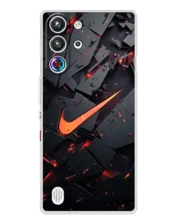 Чехол для ZTE Nubia RedMagic 10 Pro с картинкой «Nike — эффект разломов» Чехол для ZTE Nubia RedMagic 10 Pro с картинкой «Nike — эффект разломов»