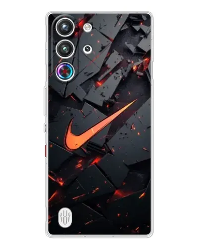 Чехол для ZTE Nubia RedMagic 10 Pro с картинкой «Nike — эффект разломов» Чехол для ZTE Nubia RedMagic 10 Pro с картинкой «Nike — эффект разломов»
