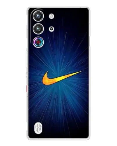 Чехол для ZTE Nubia RedMagic 10 Pro с картинкой «Синий пульс Nike» Чехол для ZTE Nubia RedMagic 10 Pro с картинкой «Синий пульс Nike»