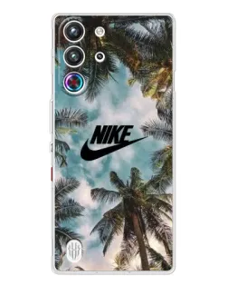 Чехол для ZTE Nubia RedMagic 10 Pro с картинкой «Тропический принт Nike» Чехол для ZTE Nubia RedMagic 10 Pro с картинкой «Тропический принт Nike»