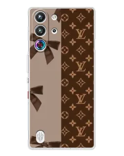 Чехол для ZTE Nubia RedMagic 10 Pro с картинкой «Louis Vuitton — банты»