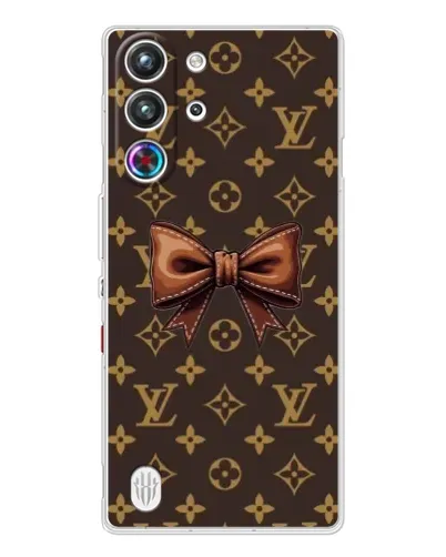 Чехол для ZTE Nubia RedMagic 10 Pro с картинкой «LV с бантом»