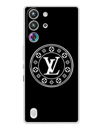 Чехол для ZTE Nubia RedMagic 10 Pro с картинкой «LV — печать стиля»