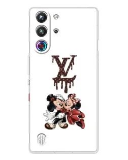 Чехол для ZTE Nubia RedMagic 10 Pro с картинкой «LV и Микки Маус»