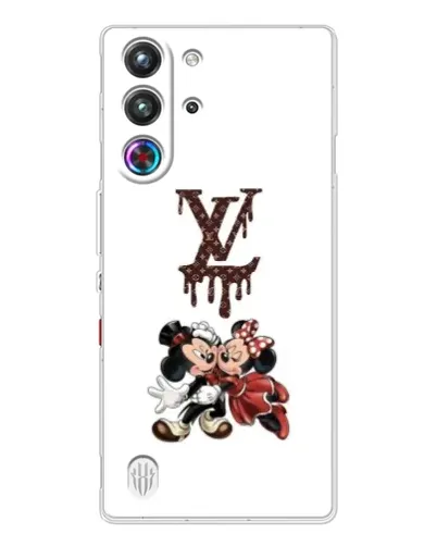 Чехол для ZTE Nubia RedMagic 10 Pro с картинкой «LV и Микки Маус»