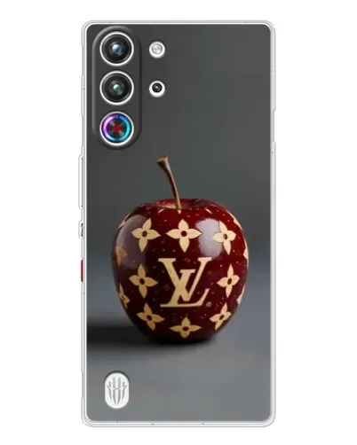 Чехол для ZTE Nubia RedMagic 10 Pro с картинкой «Красное яблоко LV»