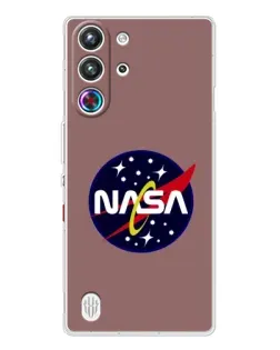 Чехол для ZTE Nubia RedMagic 10 Pro с картинкой «NASA — ретро космос»