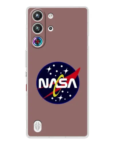 Чехол для ZTE Nubia RedMagic 10 Pro с картинкой «NASA — ретро космос»
