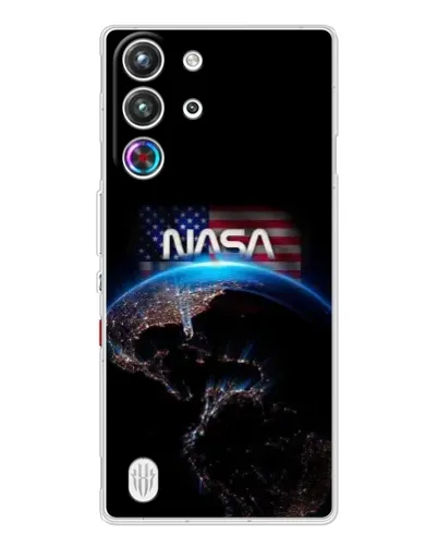 Чехол для ZTE Nubia RedMagic 10 Pro с картинкой «Земля из космоса NASA»