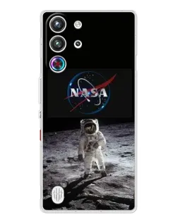 Чехол для ZTE Nubia RedMagic 10 Pro с картинкой «Астронавт на Луне»