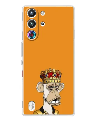 Чехол для ZTE Nubia RedMagic 10 Pro с картинкой «Золотая обезьяна Bored Ape»